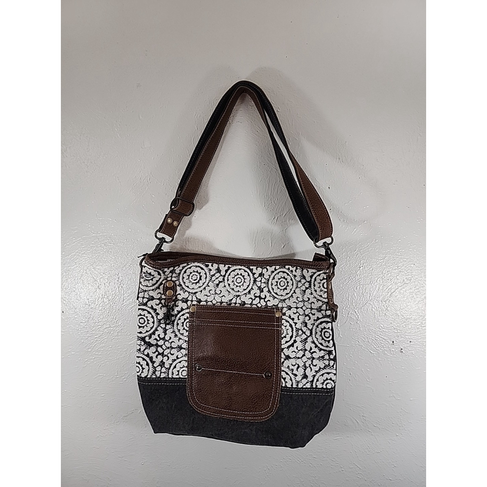 Myra Pivot Print Vintage Style Shoulder Bag NWT